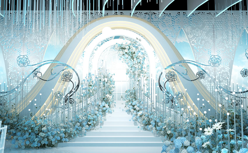 龙城釡香烙馍村水晶厅效果展示